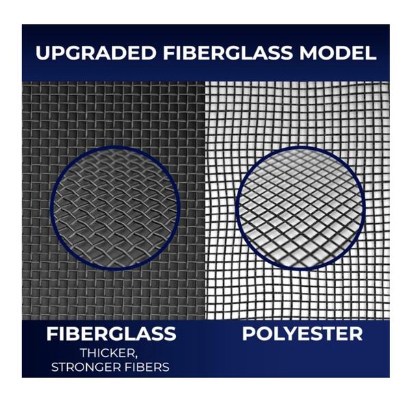 Screen Door Mesh 38x82" Easy Install, Strong Magnets,Hands-Free, Keeps Bugs Out - Picture 9 of 9